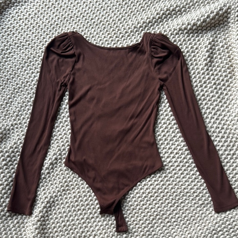 Lulu's Chocolate Long Sleeve Bodysuit